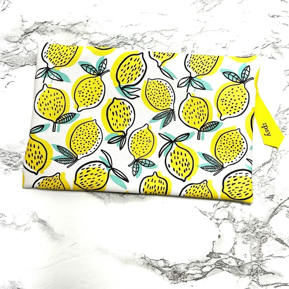Ipsy April 2019 Lemon Clutch Makeup Cosmetic Travel Bag